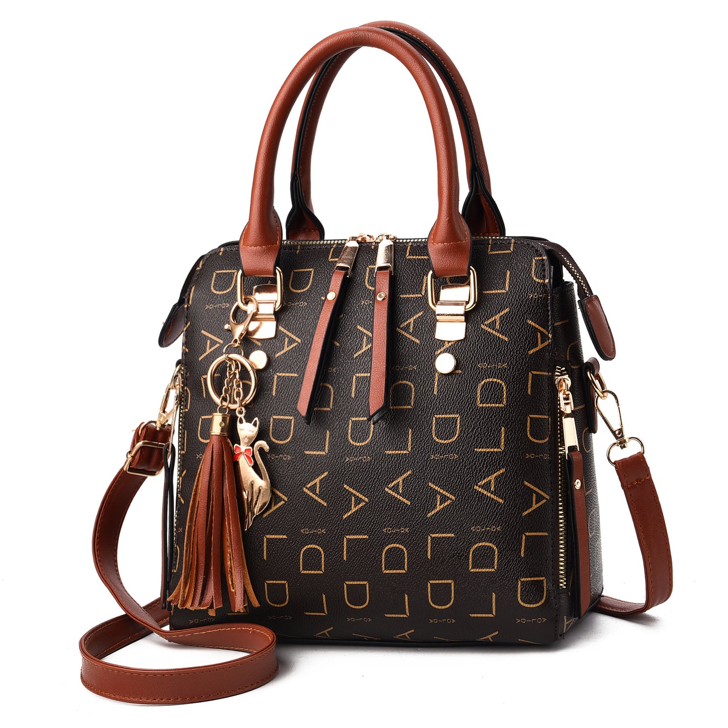 Ladies bags 2019 new women's bags casual shoulder bag large capacity PU leather handbag diagonal bag one drop delivery