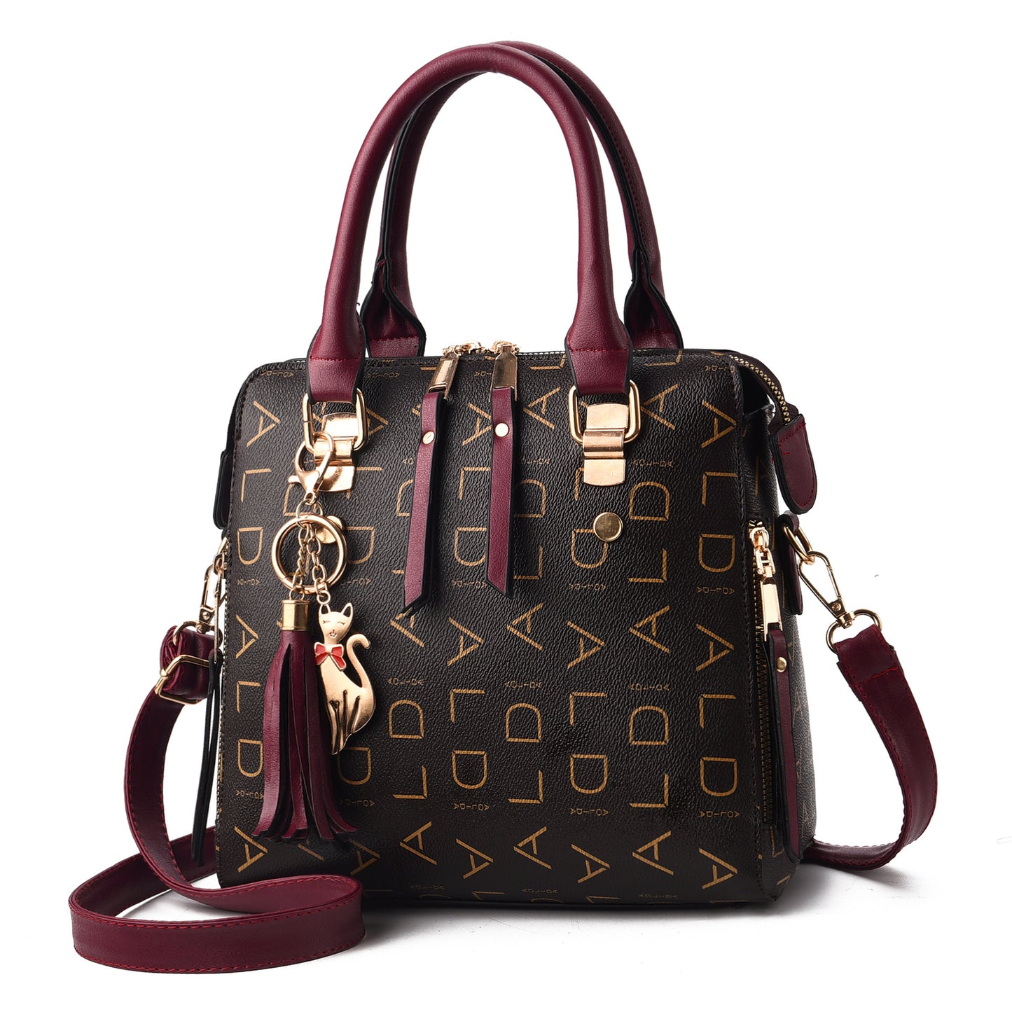 Ladies bags 2019 new women's bags casual shoulder bag large capacity PU leather handbag diagonal bag one drop delivery