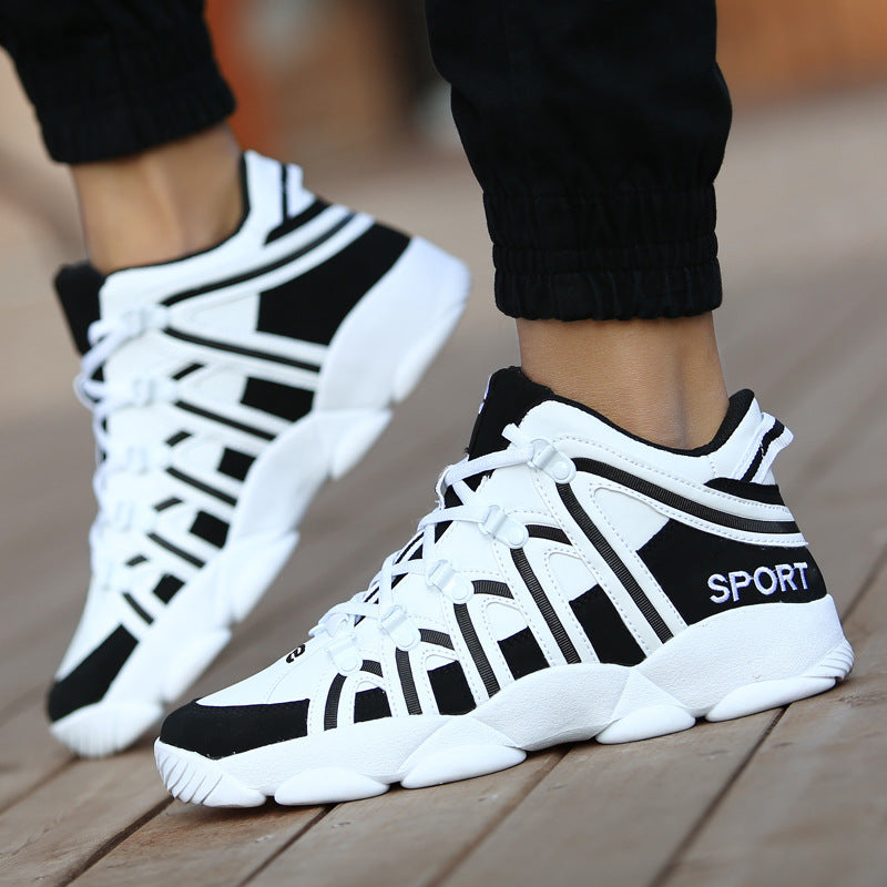 Sell eBay foreign trade cross-border high-top basketball shoes men's boots AliExpress couple actual combat sports shoes A09