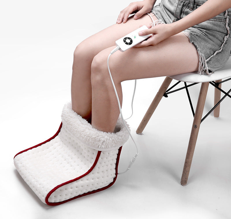 Plug-in electric heating pad warming feet Bao Gaobangbang electric heating shoes office bedroom heating pads