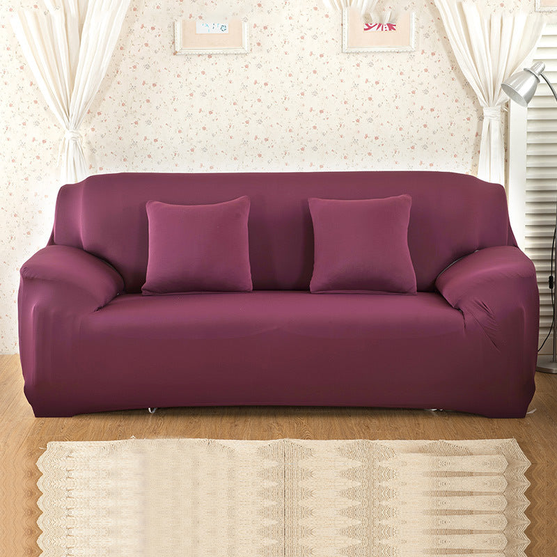 Factory wholesale modern minimalist stretch sofa cover all-inclusive solid color fabric sofa cover towel universal sofa cushion combination