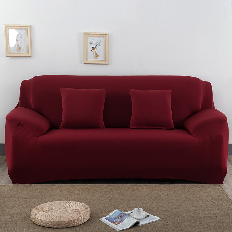 Factory wholesale modern minimalist stretch sofa cover all-inclusive solid color fabric sofa cover towel universal sofa cushion combination