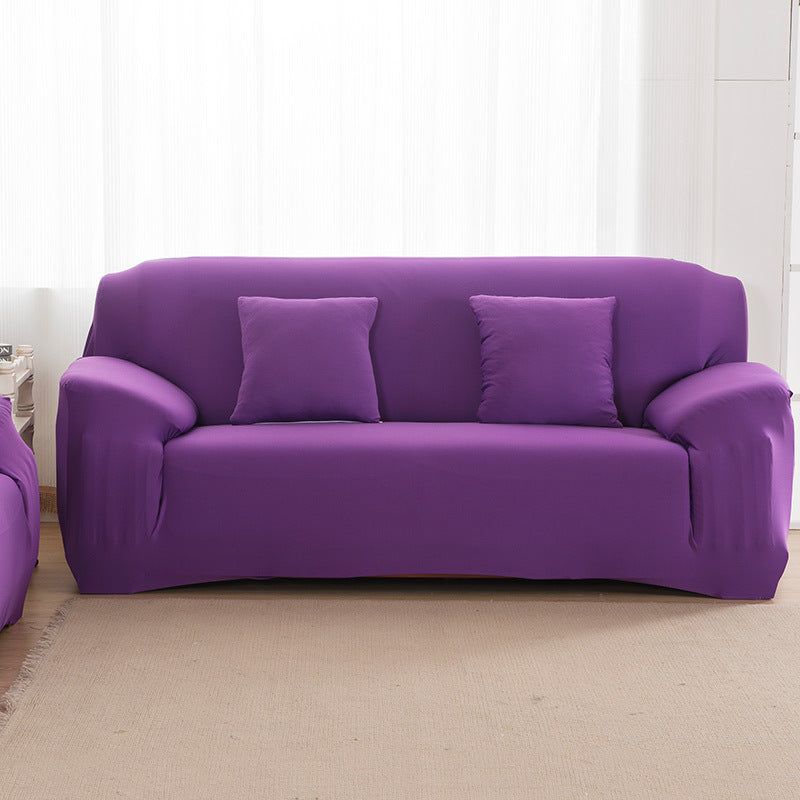 Factory wholesale modern minimalist stretch sofa cover all-inclusive solid color fabric sofa cover towel universal sofa cushion combination