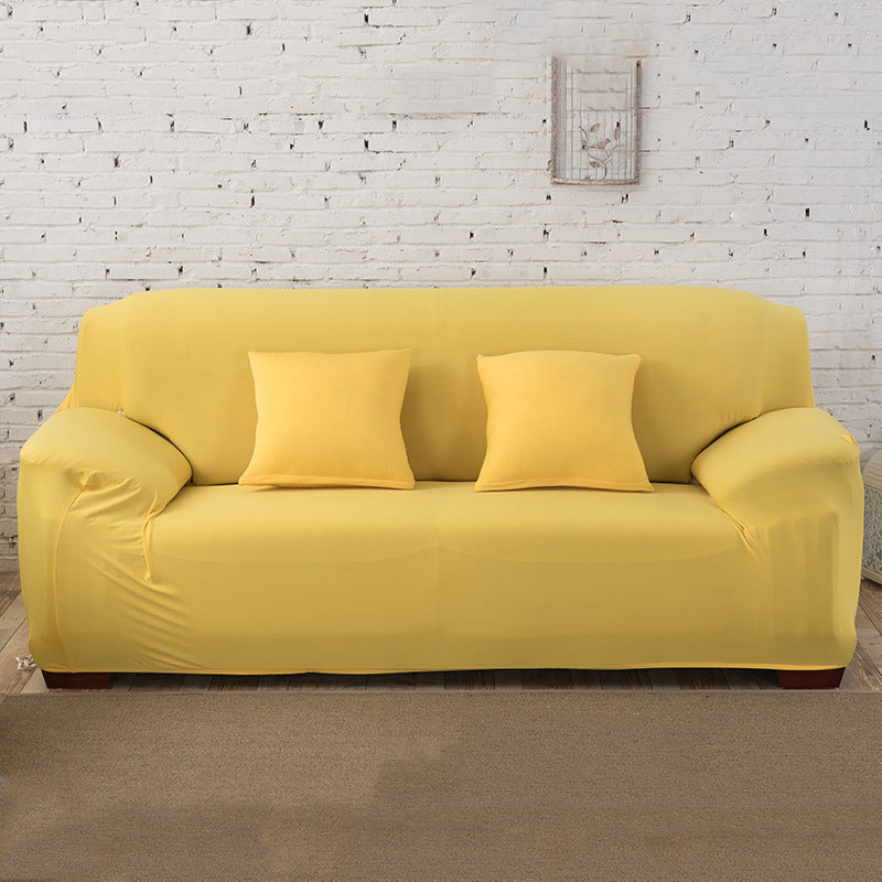 Factory wholesale modern minimalist stretch sofa cover all-inclusive solid color fabric sofa cover towel universal sofa cushion combination