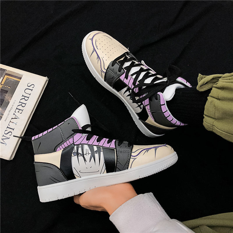 Naruto co-branded aj Air Force One 2020 spring and autumn trend student sports high-top shoes male V13