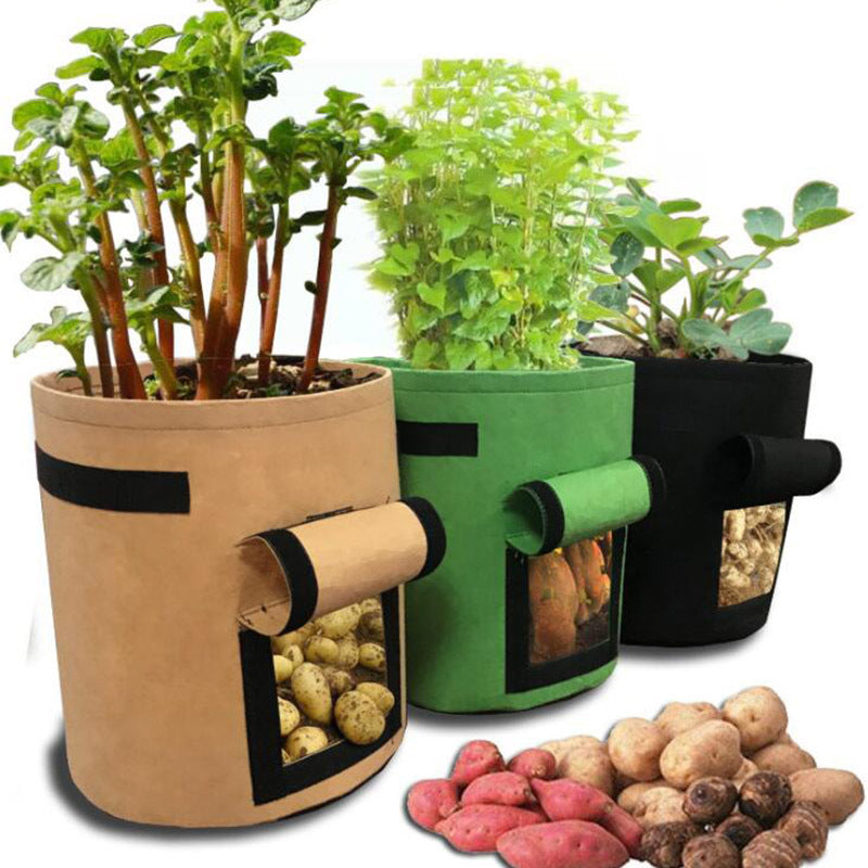 Cloth art flower pot