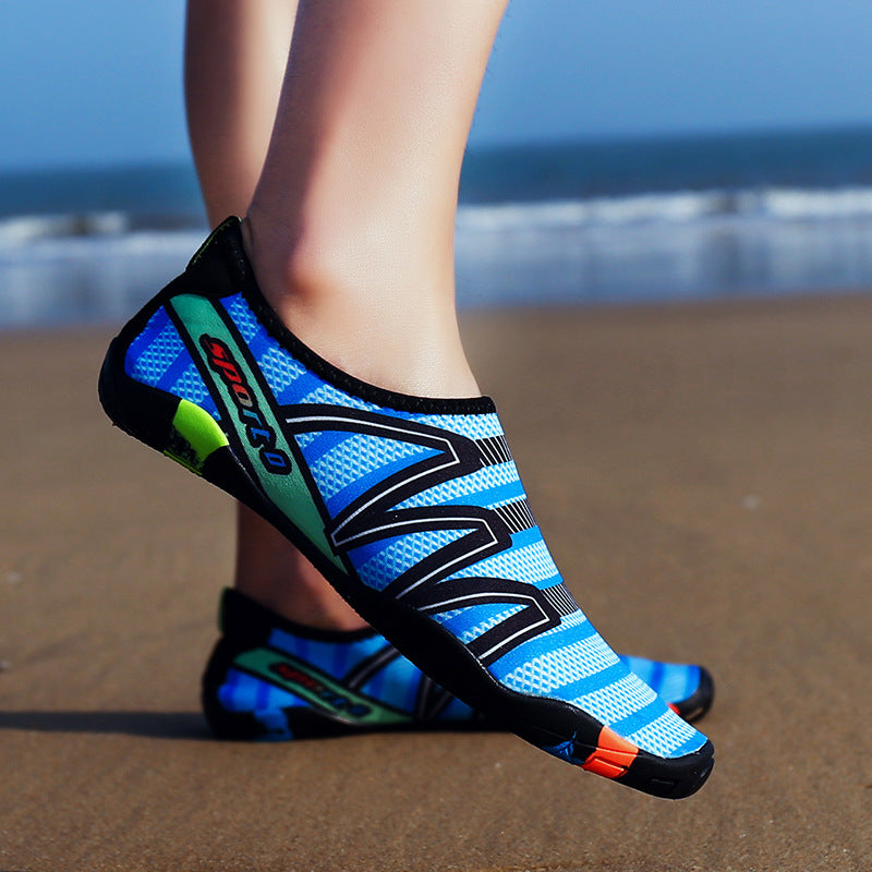 Men and women beach shoes non-slip seaside upstream shoes