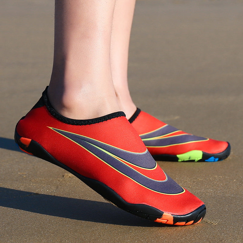 Men and women beach shoes non-slip seaside upstream shoes