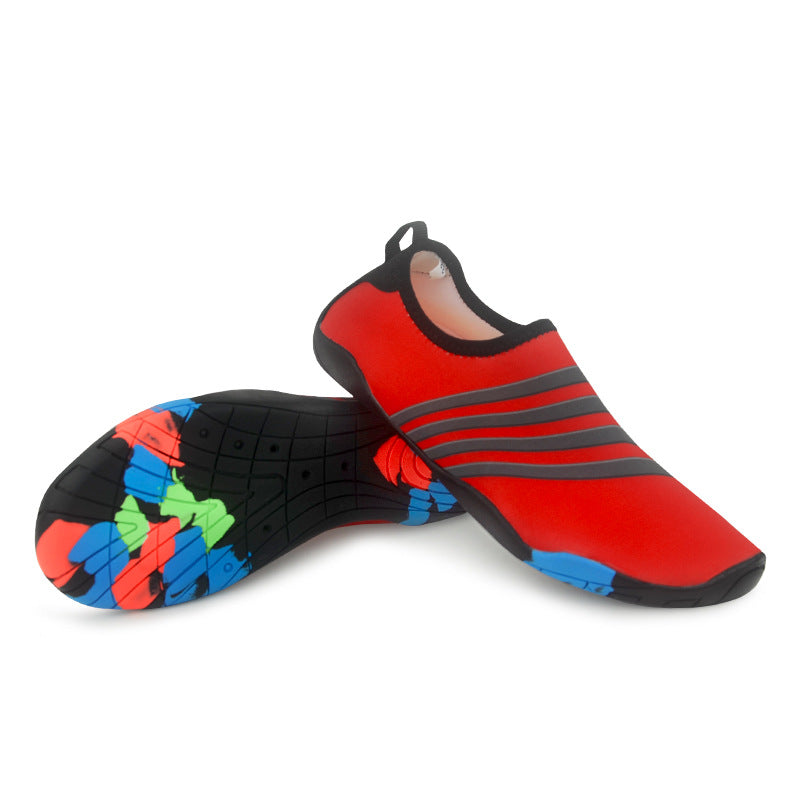 Men and women beach shoes non-slip seaside upstream shoes
