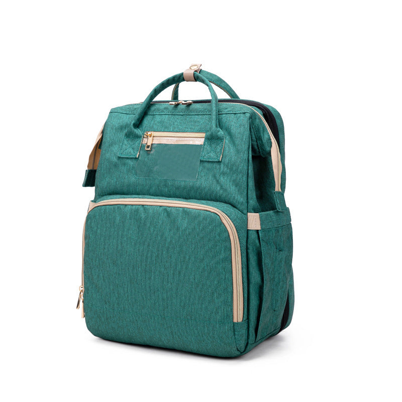 New Mummy bag custom multi-function portable folding crib treasure mother portable out large capacity maternal and child bags
