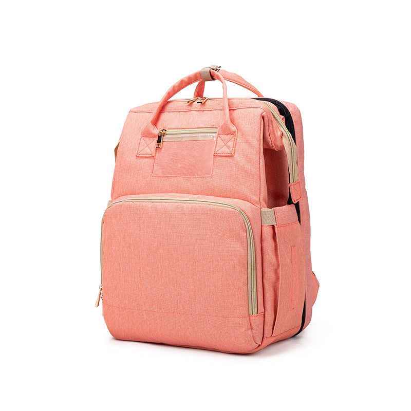 New Mummy bag custom multi-function portable folding crib treasure mother portable out large capacity maternal and child bags