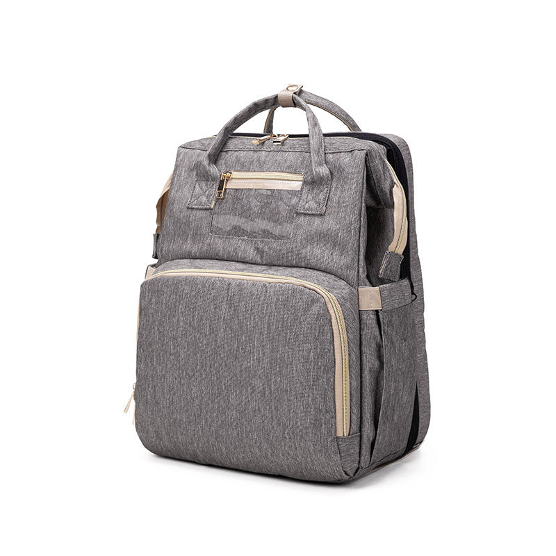 New Mummy bag custom multi-function portable folding crib treasure mother portable out large capacity maternal and child bags