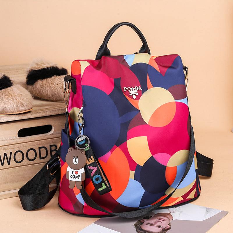 ladies anti-theft backpack