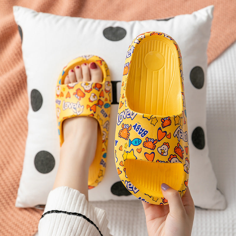 Eva couple sandals and slippers home female summer non-slip indoor home bathroom summer home bath ins men's outer wear