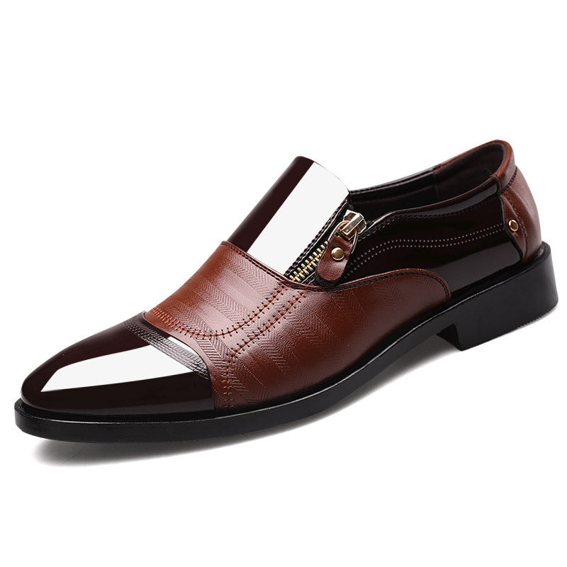 wish47 large size 48 men 46 business formal wear professional leather shoes Men's shoes pointed black men's shoes