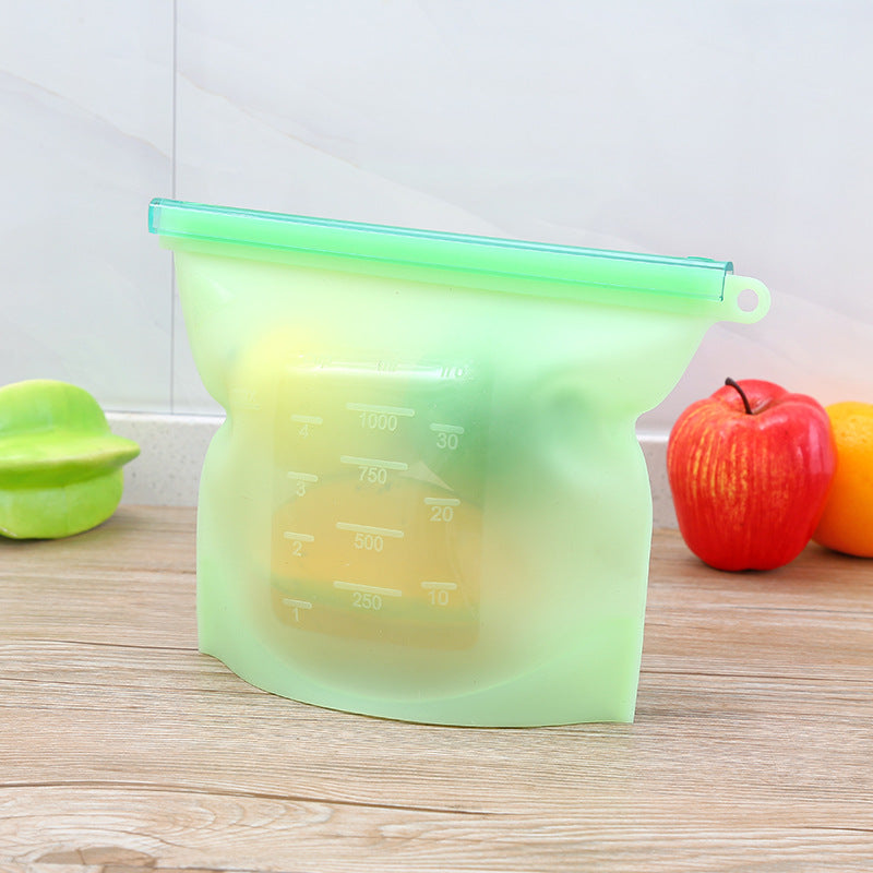 A2535 silicone fresh-keeping bag vacuum sealed bag food bag food storage bag fruit refrigerator storage