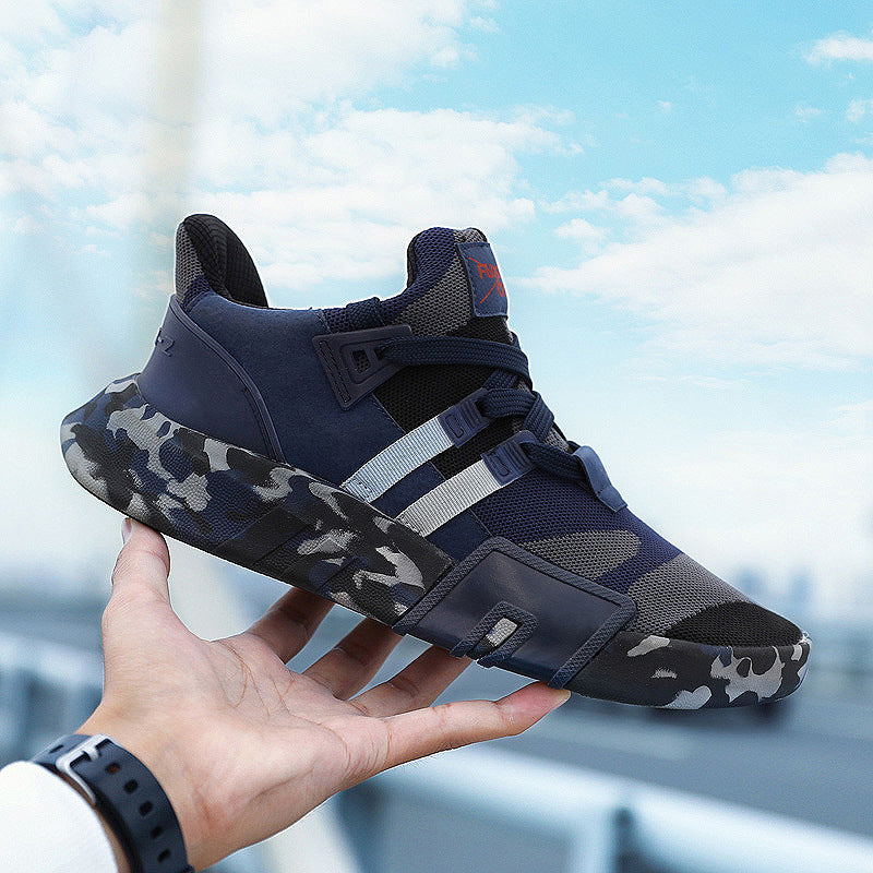 Shoes Men's Trendy Shoes Summer Wild Casual Sports Shoes Youth Trend Running Shoes Korean Breathable Student Camouflage Shoes