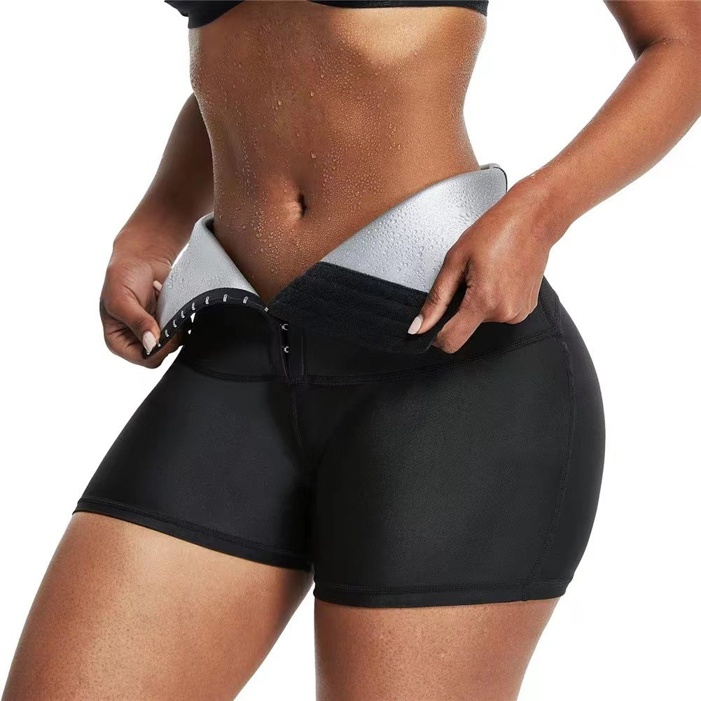 Cross-border sweat pants, European and American breasted belly shorts