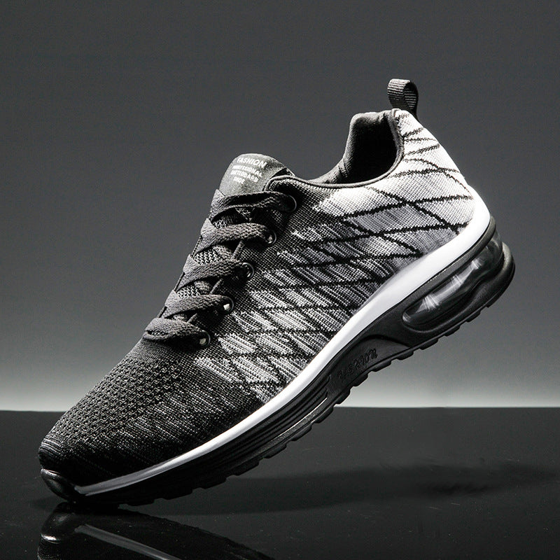 Men's shoes summer breathable sports shoes flying woven casual shoes men's large size shoes men's wild Korean fashion trend casual shoes