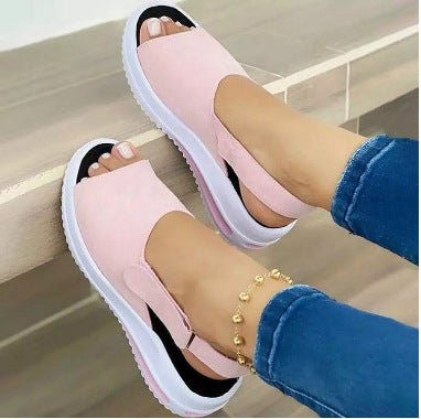 Independent station large size new platform sandals women 2021 new wish AliExpress ladies sandals cross-border