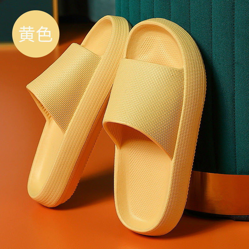 Summer sandals and slippers women's thick-soled home indoor and outdoor wear deodorant bathroom bath non-slip home couple slippers for men