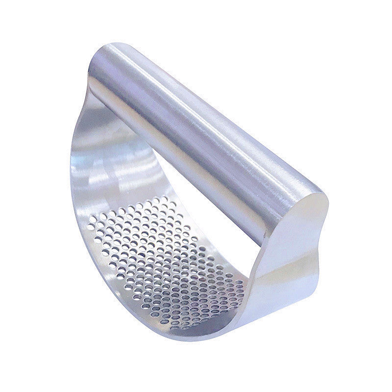 Spot 304 stainless steel garlic press manual arc garlic grinder household garlic grinder kitchen DIY gadget