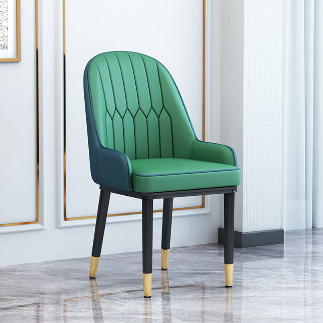 Living Room Furniture Design Armchairs Nordic Luxury Chair Metal Leather Material Dining Room Chairs Leisure Computer Stool