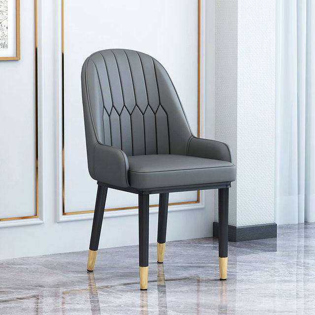 Living Room Furniture Design Armchairs Nordic Luxury Chair Metal Leather Material Dining Room Chairs Leisure Computer Stool