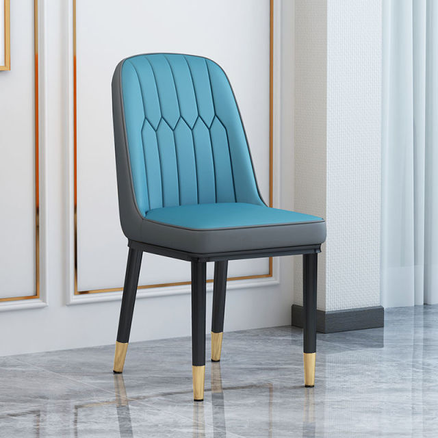 Living Room Furniture Design Armchairs Nordic Luxury Chair Metal Leather Material Dining Room Chairs Leisure Computer Stool