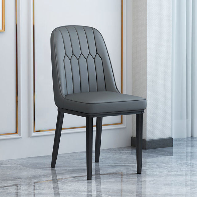 Living Room Furniture Design Armchairs Nordic Luxury Chair Metal Leather Material Dining Room Chairs Leisure Computer Stool