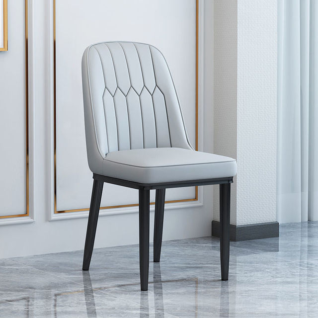 Living Room Furniture Design Armchairs Nordic Luxury Chair Metal Leather Material Dining Room Chairs Leisure Computer Stool