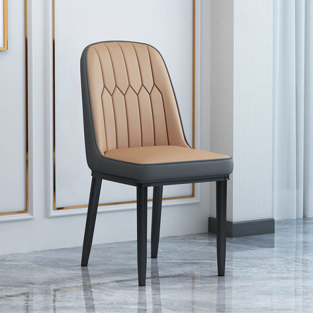 Living Room Furniture Design Armchairs Nordic Luxury Chair Metal Leather Material Dining Room Chairs Leisure Computer Stool