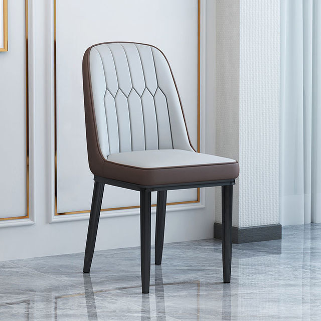 Living Room Furniture Design Armchairs Nordic Luxury Chair Metal Leather Material Dining Room Chairs Leisure Computer Stool