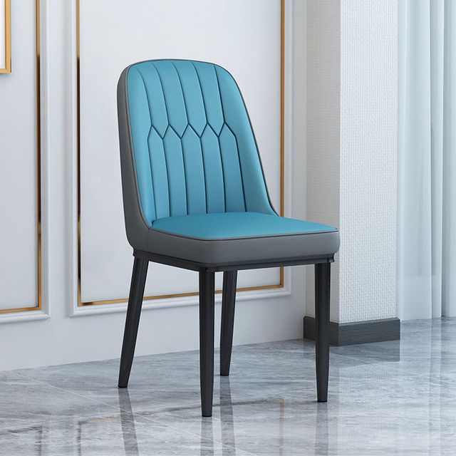 Living Room Furniture Design Armchairs Nordic Luxury Chair Metal Leather Material Dining Room Chairs Leisure Computer Stool