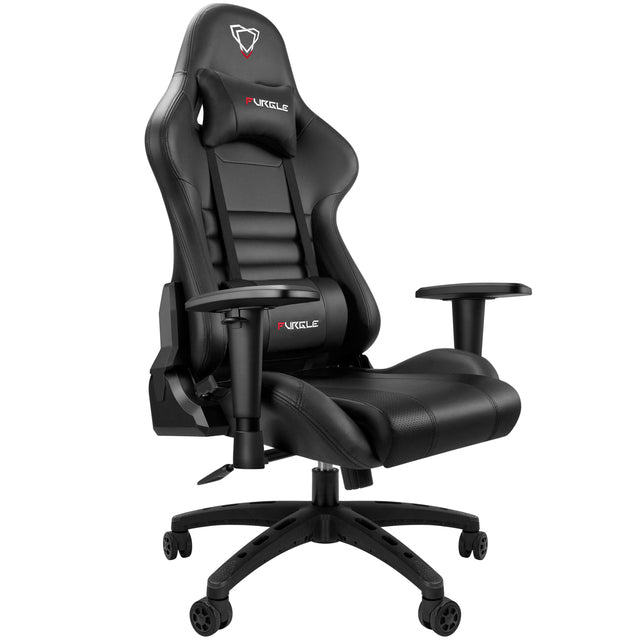 Furgle Carry Gaming Chair Computer Chair Armchair Rocking Reclining Chair with PU Leather WCG Game Chairs for Office Furniture