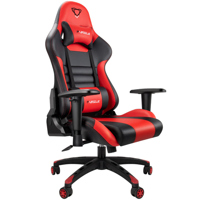 Furgle Carry Gaming Chair Computer Chair Armchair Rocking Reclining Chair with PU Leather WCG Game Chairs for Office Furniture