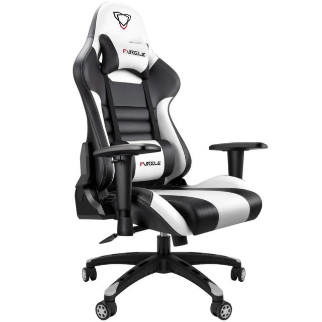 Furgle Carry Gaming Chair Computer Chair Armchair Rocking Reclining Chair with PU Leather WCG Game Chairs for Office Furniture