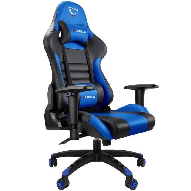 Furgle Carry Gaming Chair Computer Chair Armchair Rocking Reclining Chair with PU Leather WCG Game Chairs for Office Furniture