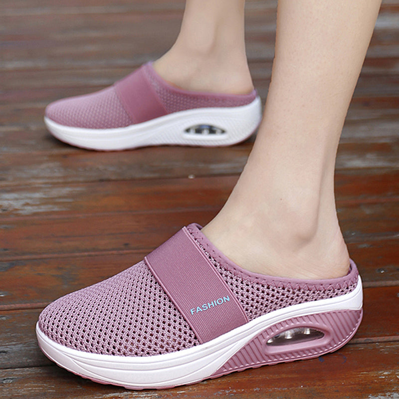 Women Sandals Fashion Wedges Platform Shoes Female Slides Women's Slippers Breathable Mesh Lightweight Ladies Footwear