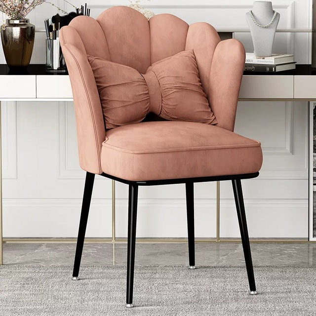 Modern Nordic Armchair living room furniture flannel Single seat Sofas bedroom balcony lounge Makeup Backrest chair