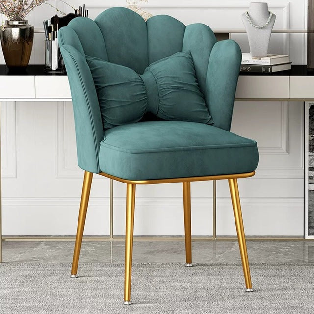 Modern Nordic Armchair living room furniture flannel Single seat Sofas bedroom balcony lounge Makeup Backrest chair