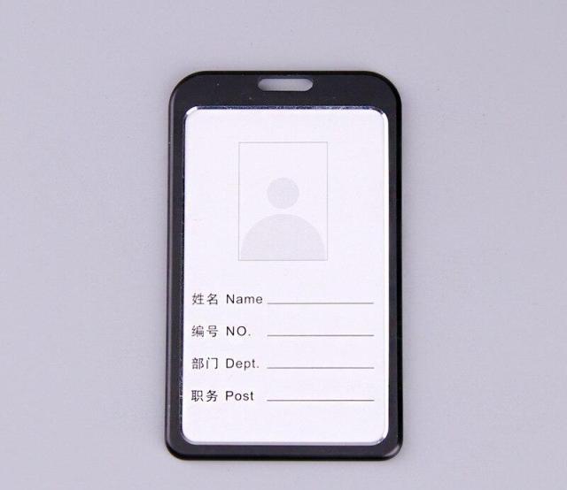 Fashion Card Cover Women Aluminum Alloy Work Name Card Holders Business Work Card ID Badge Lanyard Holder Metal Bags Case