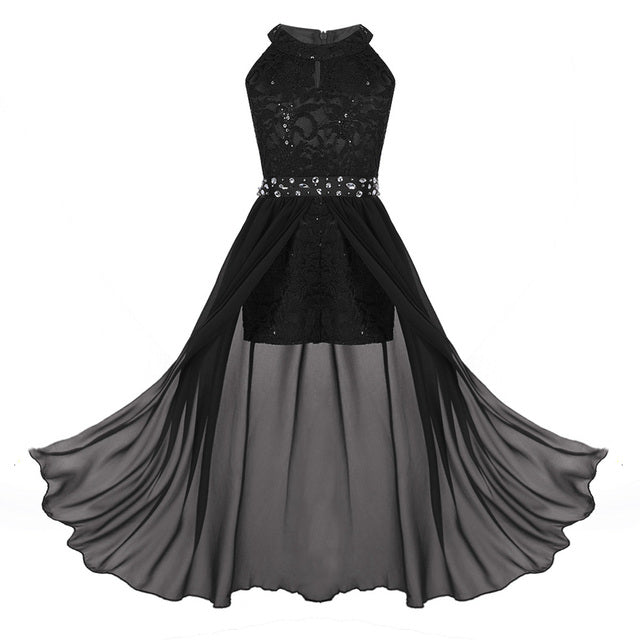 Flower Girls Floral Lace Dresses 2022 Girls Pageant Formal Princess Dresses First Communion Dress Kids Wedding Party Gowns Dress