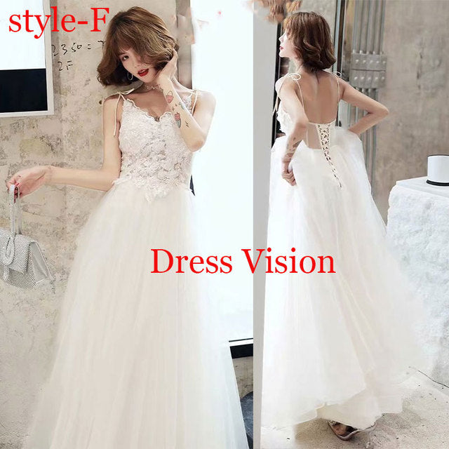 Robe De Mariee Long Suknia ślubna Vestidos Satin Wedding Dress Robe De Soiree Longue Formal Simple Vestido De Novia Bride To Be