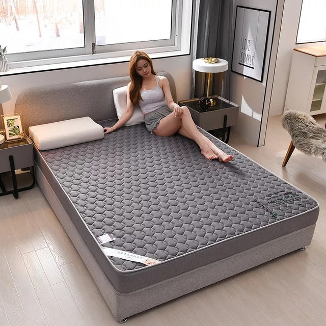 UVR High Quality Tatami Breathable Mesh Mattress High Grade Thicken 6/10CM Bedroom Hotel Pad Bed Help Sleep Collapsible