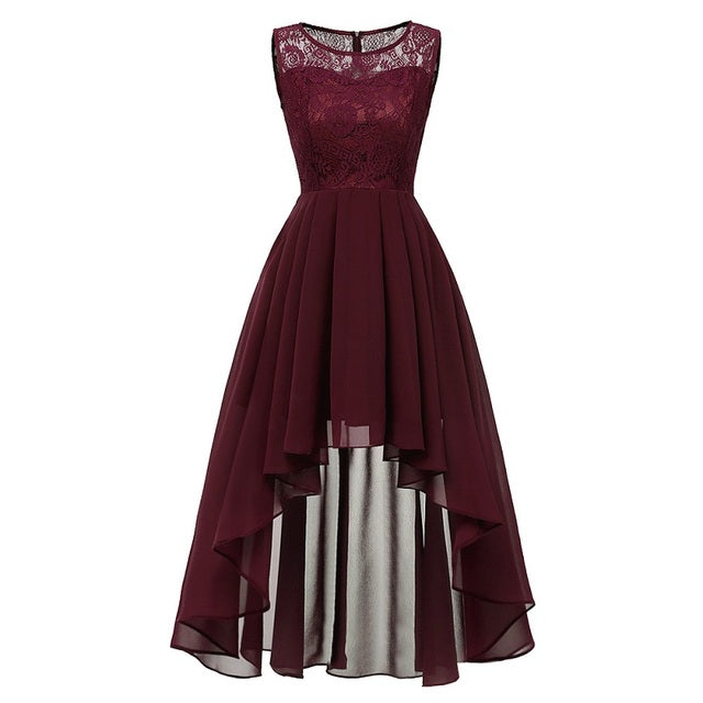 2022 wedding party dress prom gown fashion clothing Front short long back dark blue halter Bow Bridesmaid Dresses