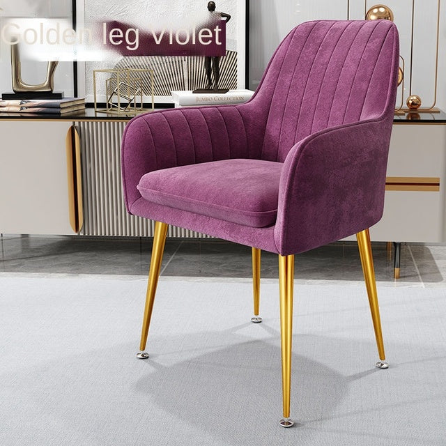 Nordic Ins Chair Home Internet Celebrity Makeup Dressing Table Stool Backrest Girly Bedroom Simple Manicure Light Luxury Chair