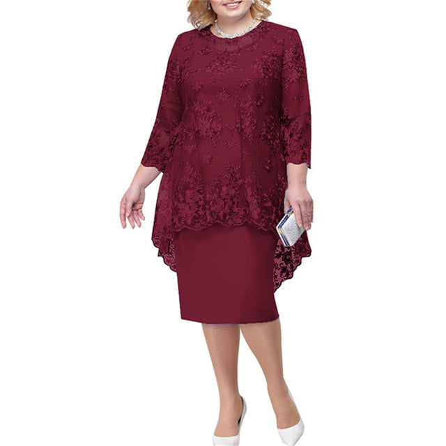 Royal Blue Lace Mother Of The Bride Dresses