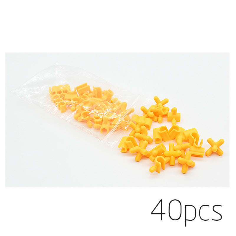 4D straw kindergarten spell inserting blocks children's educational toys creative diy Yiwu foreign trade toys