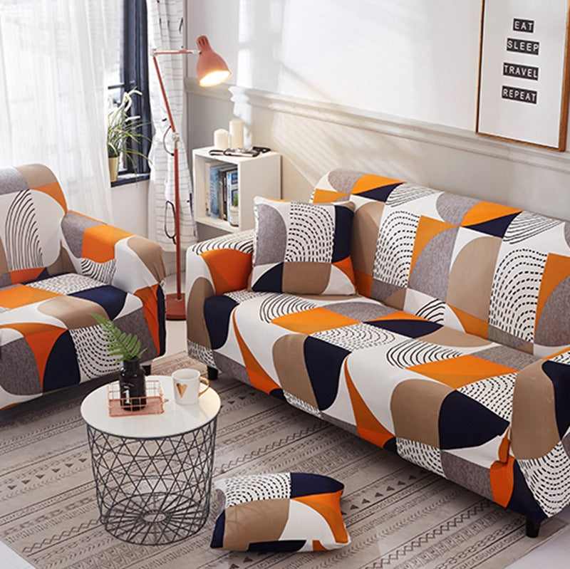 Cross-border wish Amazon striped all-inclusive sofa cover sofa cover stretch fabric sofa cover sofa towel